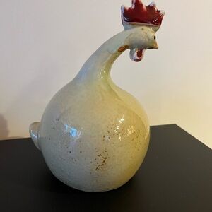 Vintage Ceramic Glazed Rooster